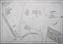 853542 Plattegrond van een deel van de stad Utrecht (het gebied tussen de Cartesiusweg/ Industriehaven/ Julianapark/ ...